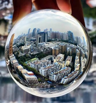 Crystal Ball 80mm Clear Glass Crystal Ball Healing Sphere Photography Props Gifts New Artificial Crystal Decorative Balls Decorative Ball Size 8mm