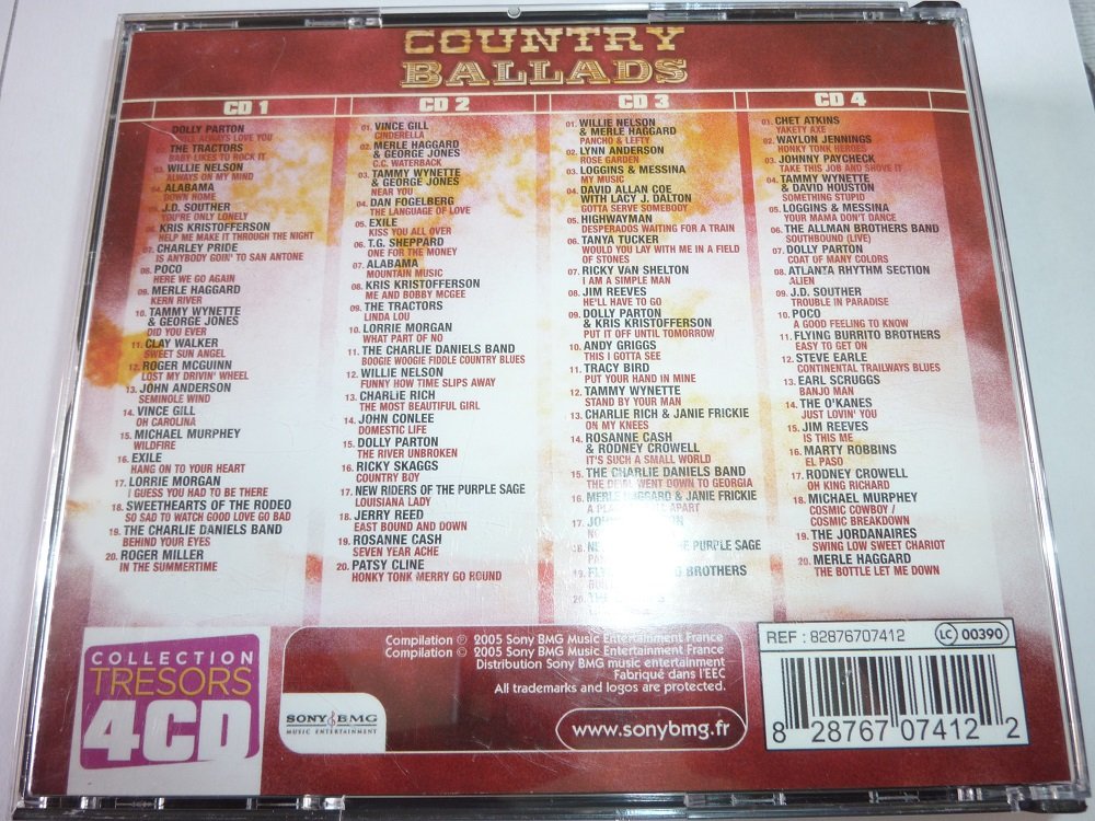 Coffret Country Ballads