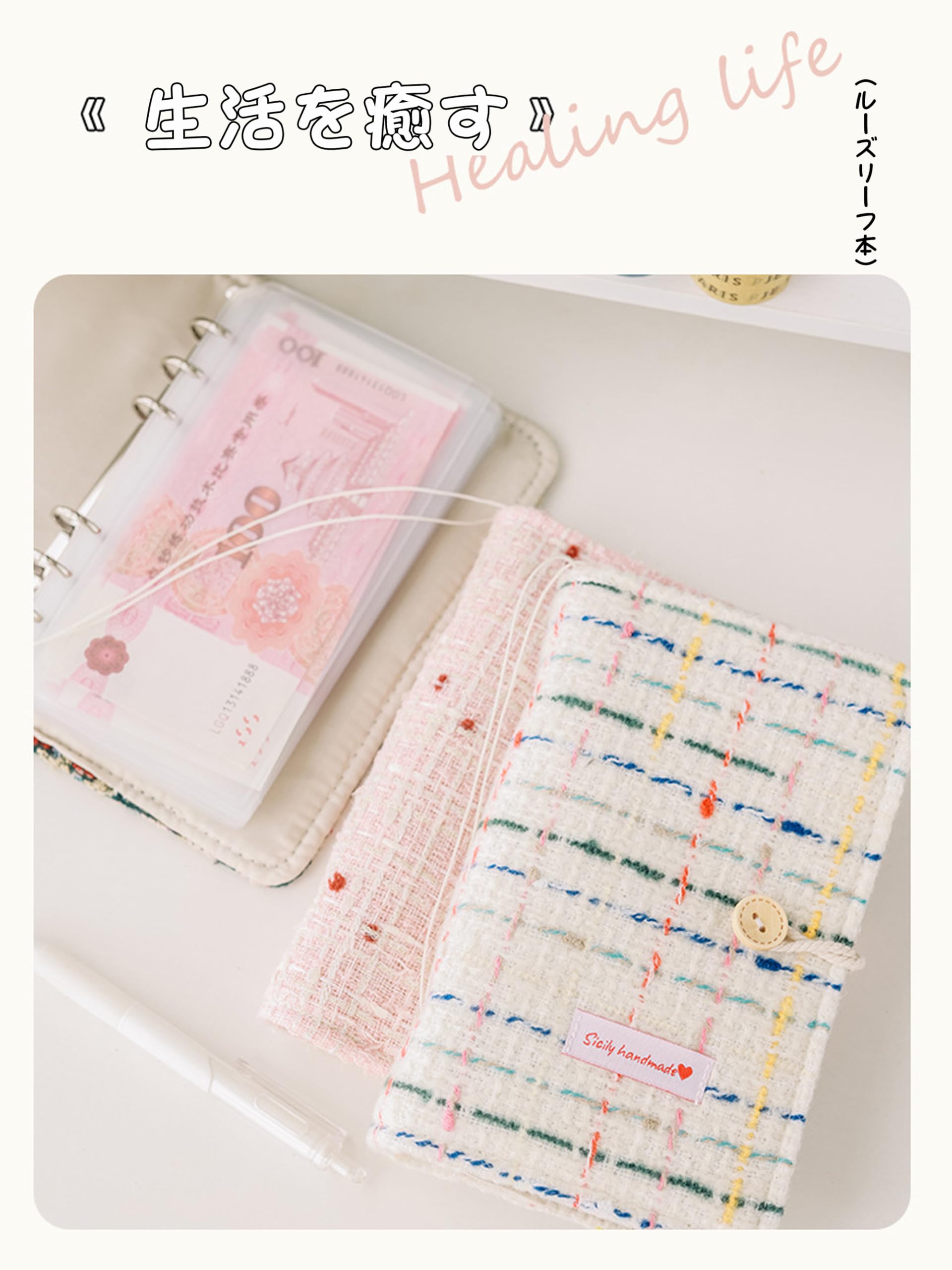 Amazon.co.jp: REYLNXR 100 枚収納可能 貯金バインダー ファイル 貯金