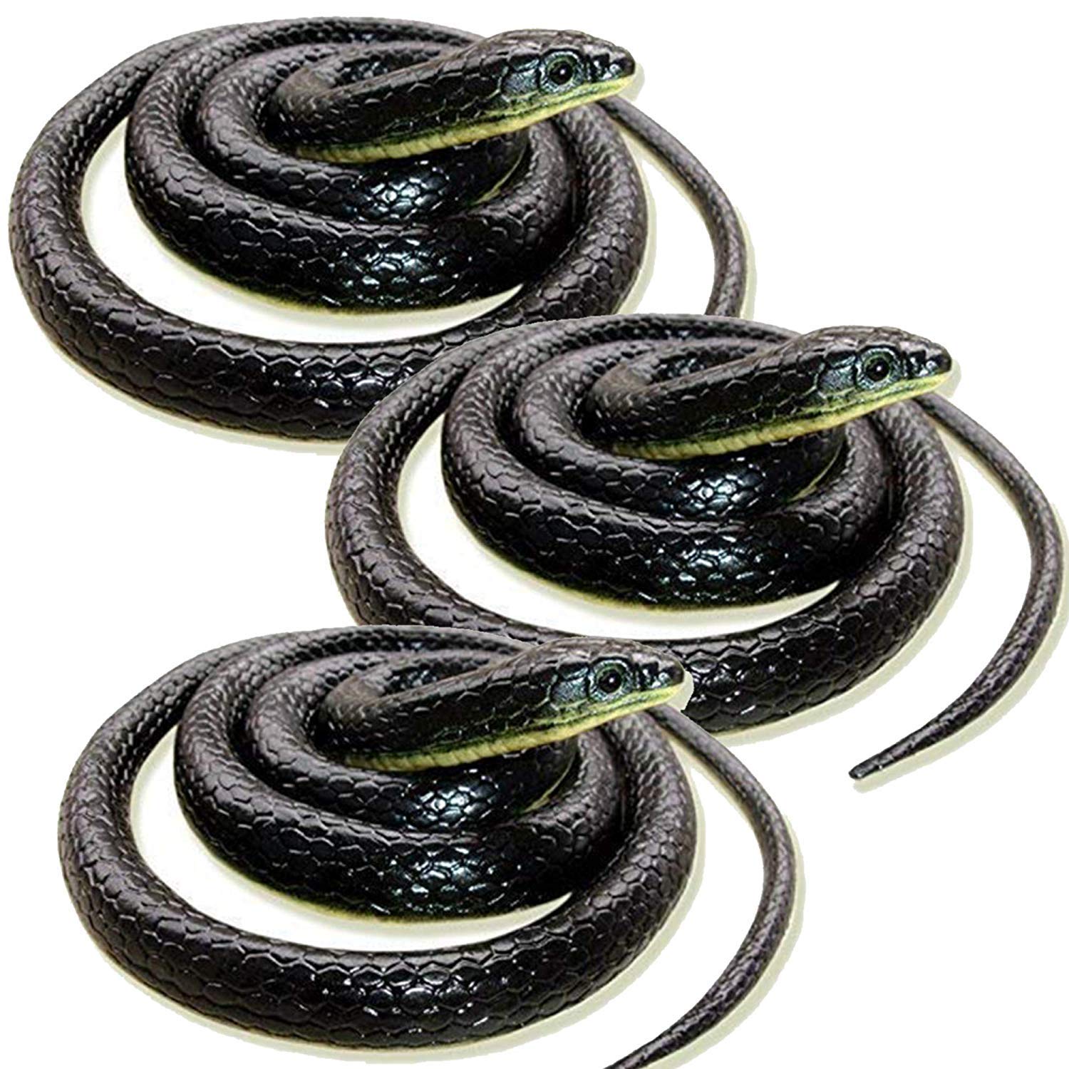 world zone enterprises toys & gifts rubber snakes prank toy (Multi colors, 28-inch) (pack of 3) (B07XY3CQYL) Amazon Price History, Amazon Price Tracker