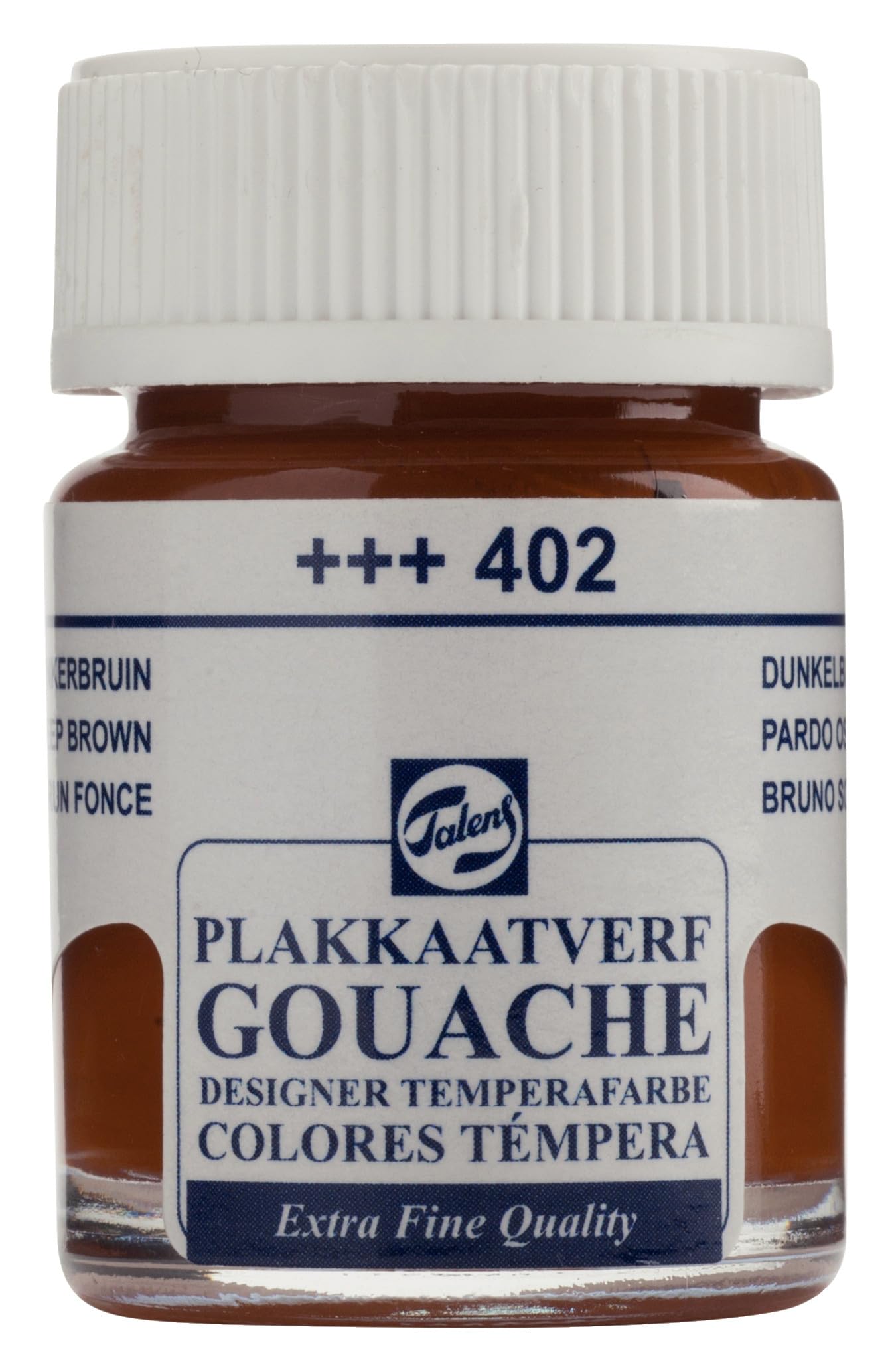 Talens Deep Brown Gouache Extra Fine Quality Bottle 16 Ml 402