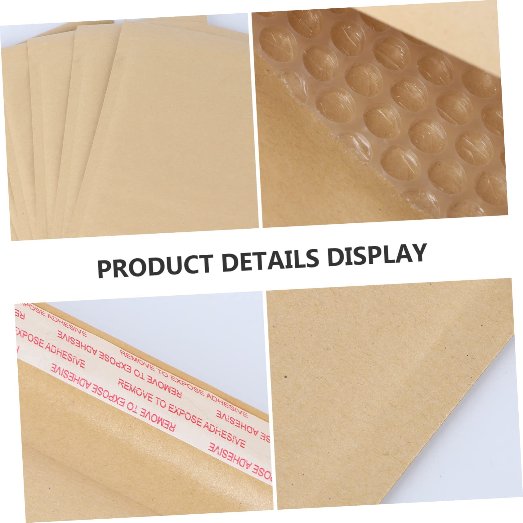 Buste Imbottite in Kraft 25 Pezzi in Plastico per Spedizioni