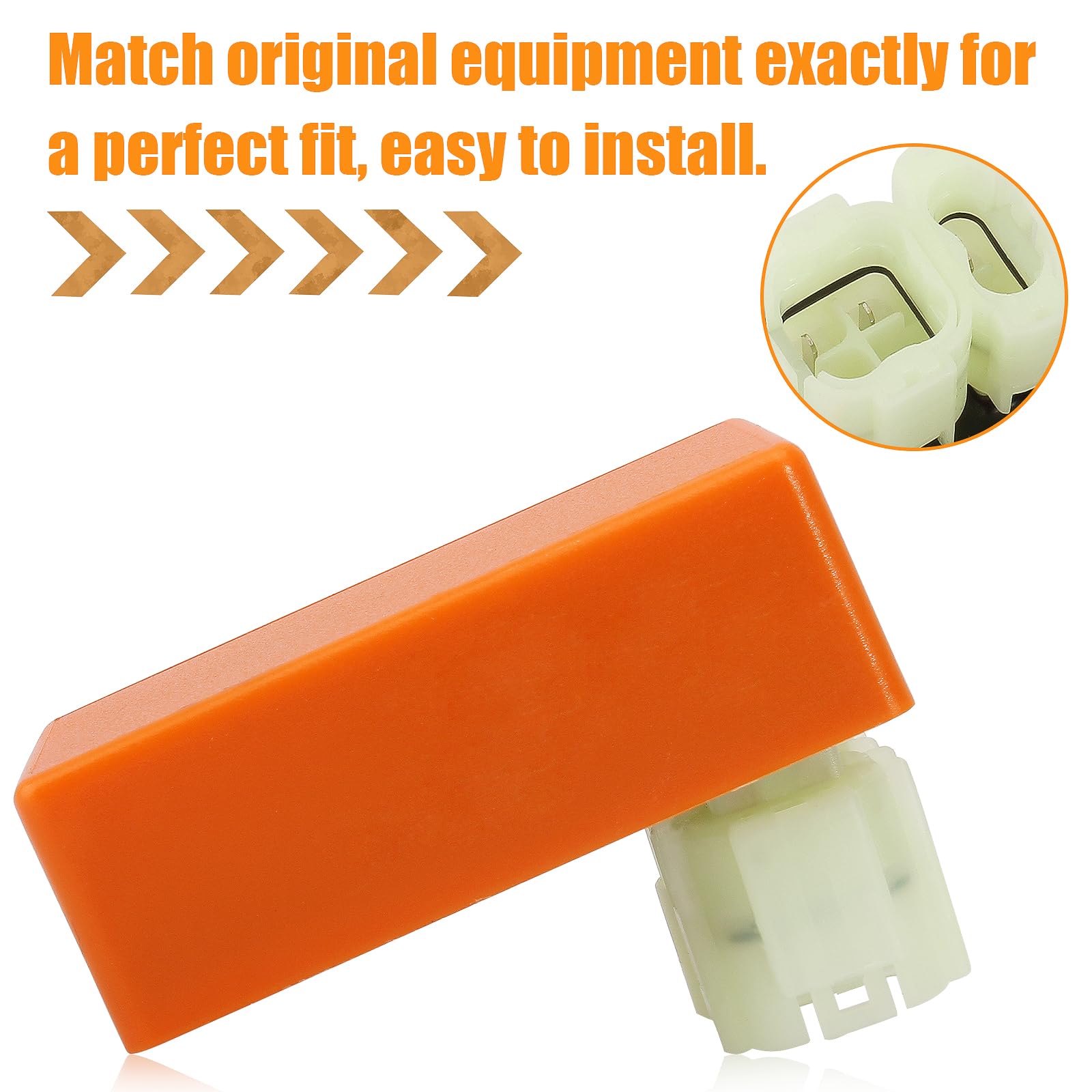 QAZAKY Boîtier CDI AC 6 Broches Pour GY6 50 Cc 70 Cc 80 Cc