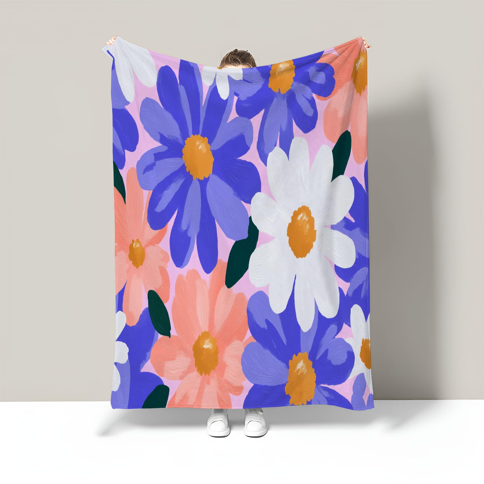 Couverture en flanelle polaire contre les frissons hivernaux plaid chaud et douillet