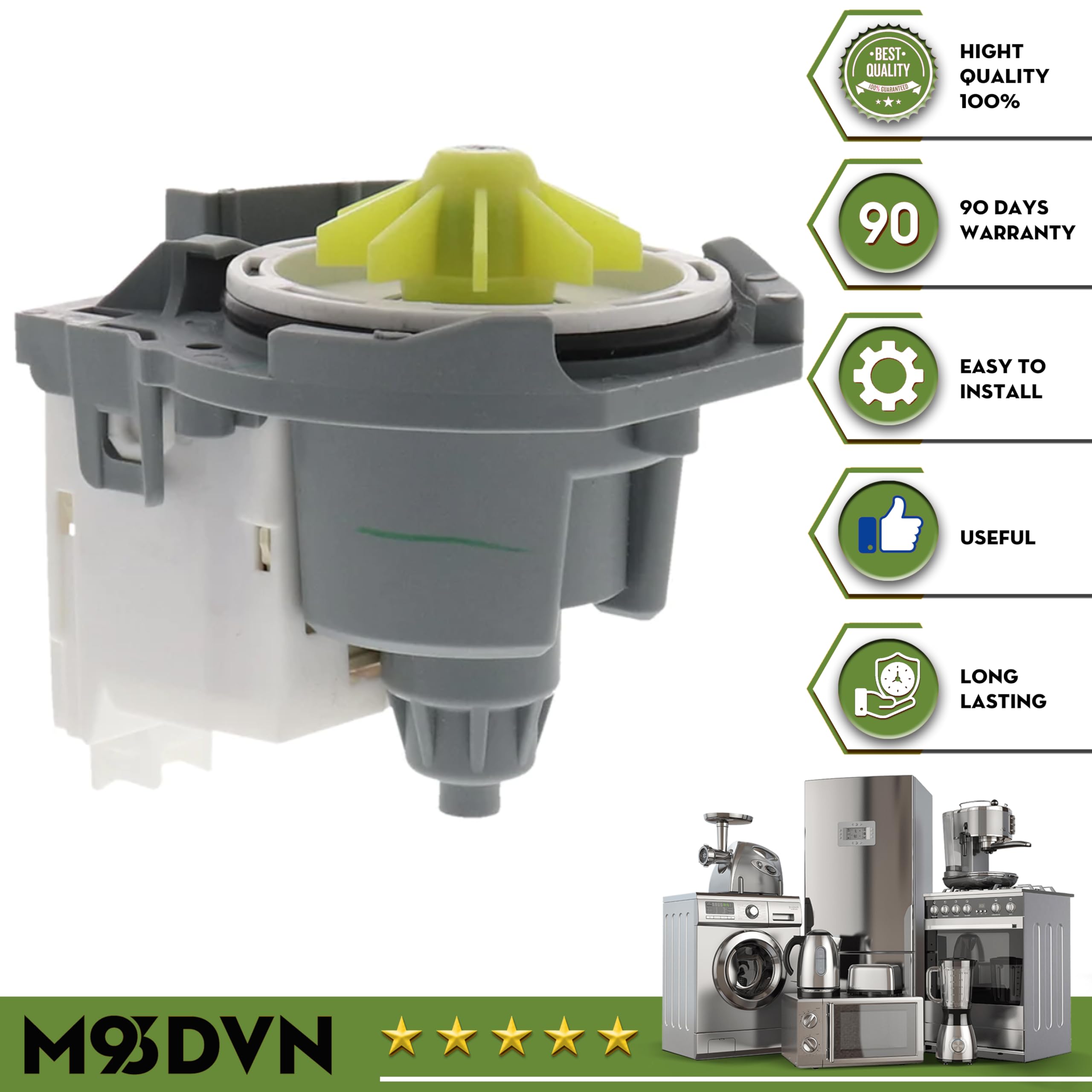 Whirlpool Dishwasher Pump AZ4U Dishwasher Drain Pump Motor