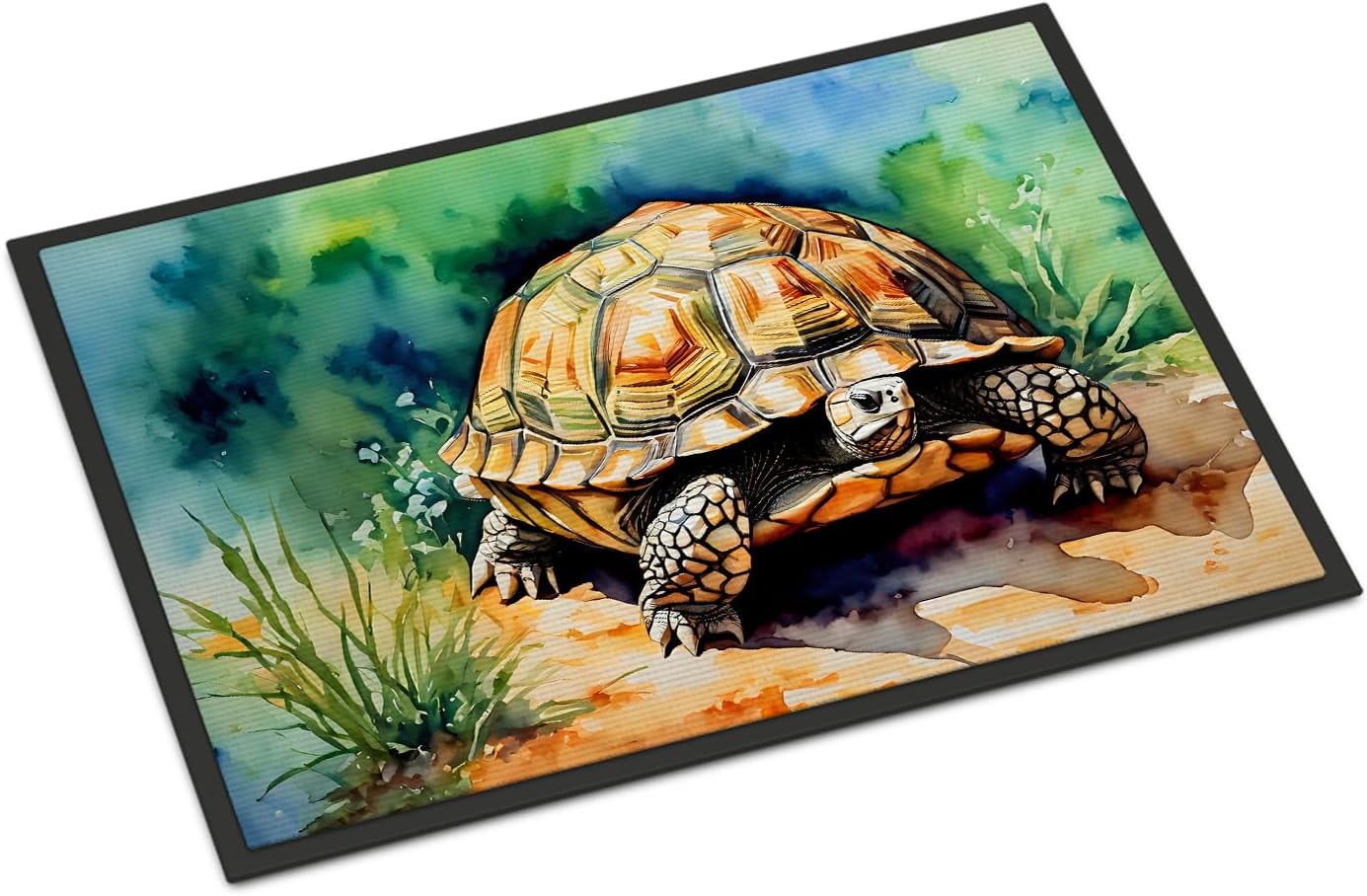 Caroline's Treasures DAC2996MAT Turtles Tortoises Doormat Front Door Mat Indoor Outdoor Rugs for Entryway, Non Slip Washable Low Pile, 18H X 27W