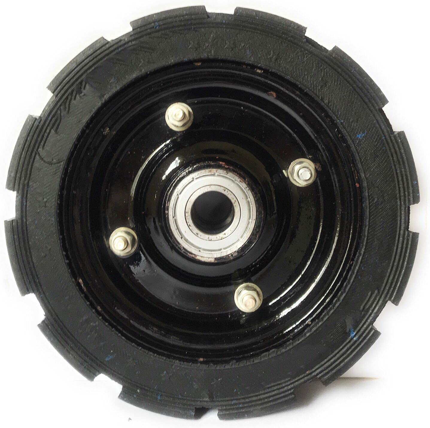 HW Hindustan Wheels 10 inch Wheel Rim with Tyre-image-1