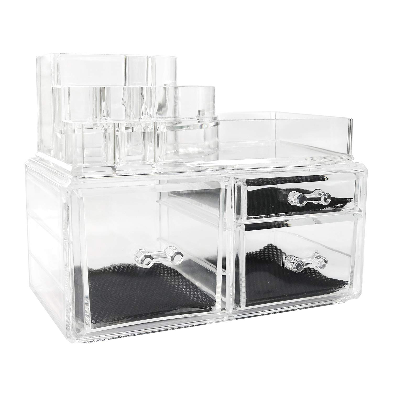 MORTHOME M Makeup Organizer, Make up Organizers, Cosmetics and Jewelry Storage Organizer Case Display Boxes (11053-1)