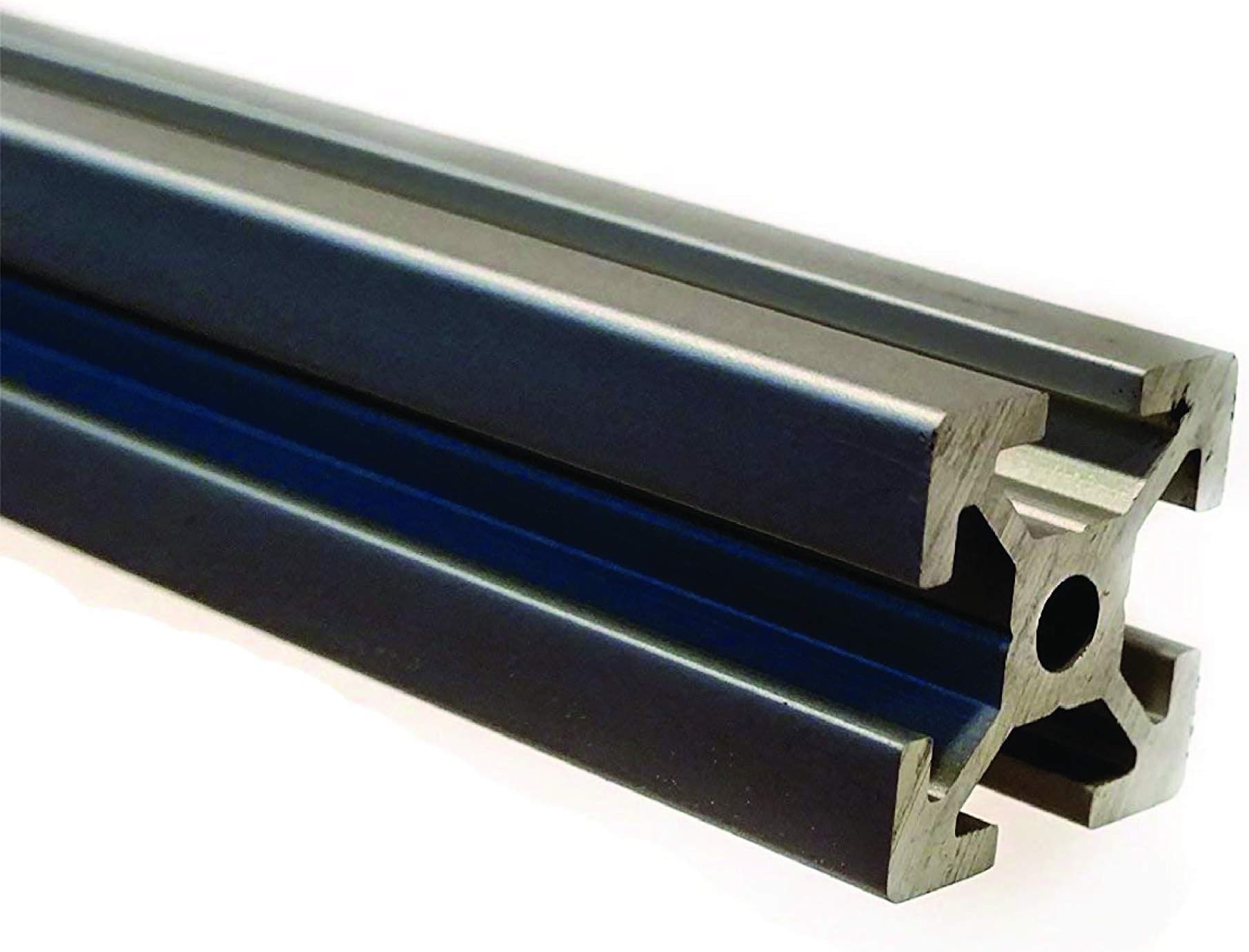 Silver Aluminum Extrusion 48" (1220 mm) Clear Anodize Misumi Series 5 (20mm x 20mm) - Compatible with All 5 Series Fasteners and Accessories - Infinitely Adjustable for Fast Prototyping - 4 Pack