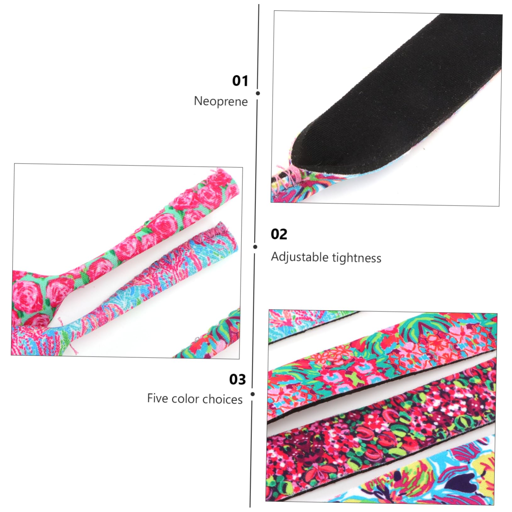 Homoyoyo Brillenbänder Neopren Atmungsaktive Bequeme Eyeglasses Straps Für Sport Freizeit Für Radfahren Angeln Laufen Wassersport