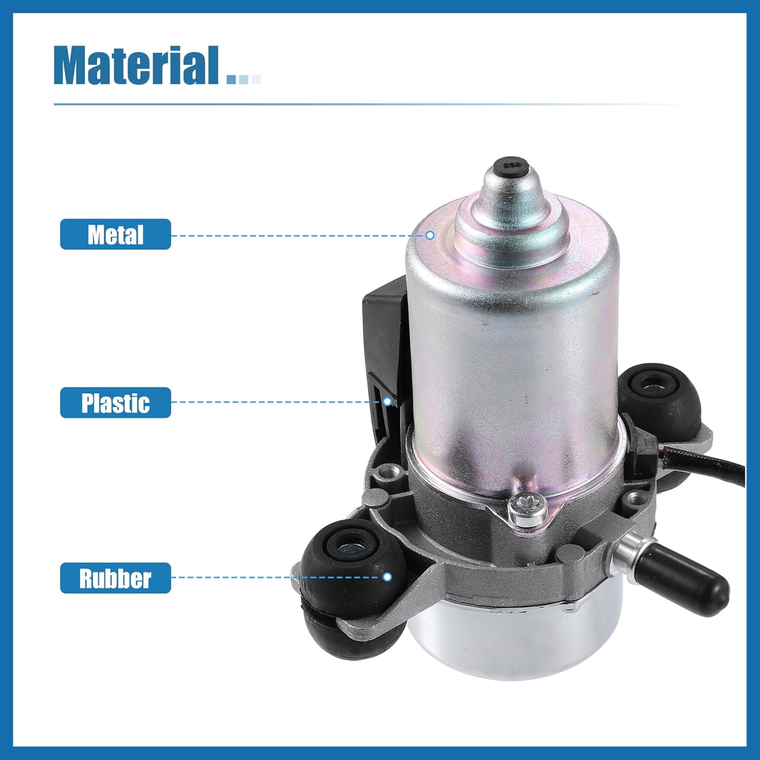 Brake Vacuum Pump for Chevrolet Cruze Impala Malibu for Cadillac CTS XTS for Buick for Volvo C30 S40 XC90 Brake Booster Auxiliary Pump Assembly 20804130 20939309 Item Replacement