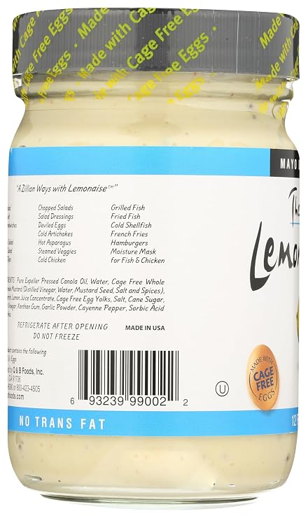 Ojai Cook, Lemonaise Lite, 12 oz