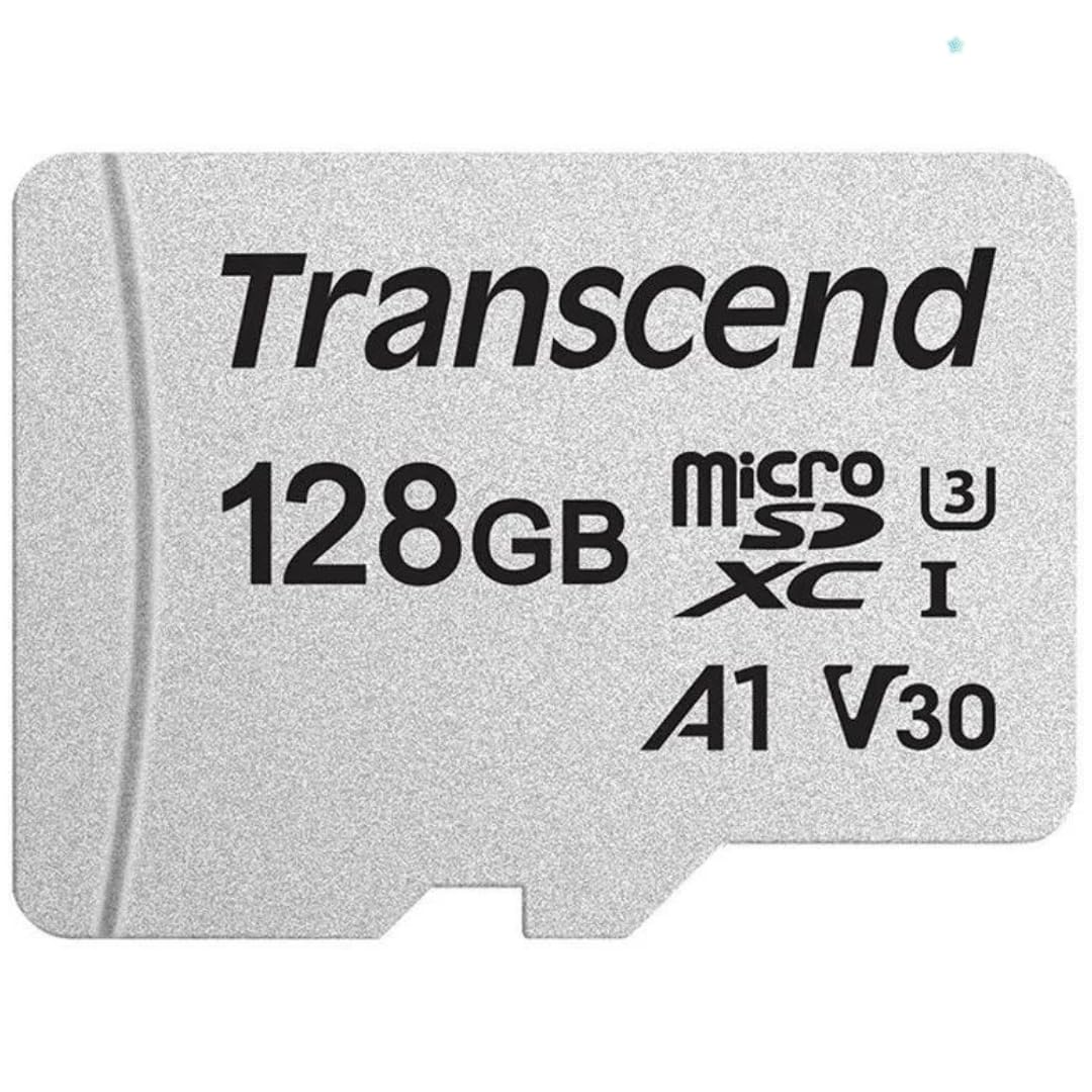 Transcend USD300S A1 128GB UHS-I U3 with V30 Micro SD Memory Card up to 100/40 MB/s with Adapter (TS128GUSD300S-A) Transcend USD300S A1 128GB UHS-I U3 with V30 Micro SD Memory Card up to 100/40 MB/s with Adapter (TS128GUSD300S-A)