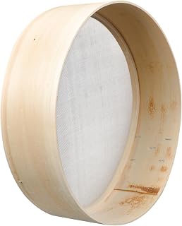 Wooden Flour Sifter Fine Mesh Sieve