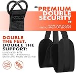 Pull Up Assistance Bands, Heavy Duty Resistance Band for Pull Up Bar, Pull Up Assist Band, Adjustable Weight/Size with Fabric Feet/Knee Rest, Bands for Pull Up Assist for Strength Training, Home Gym