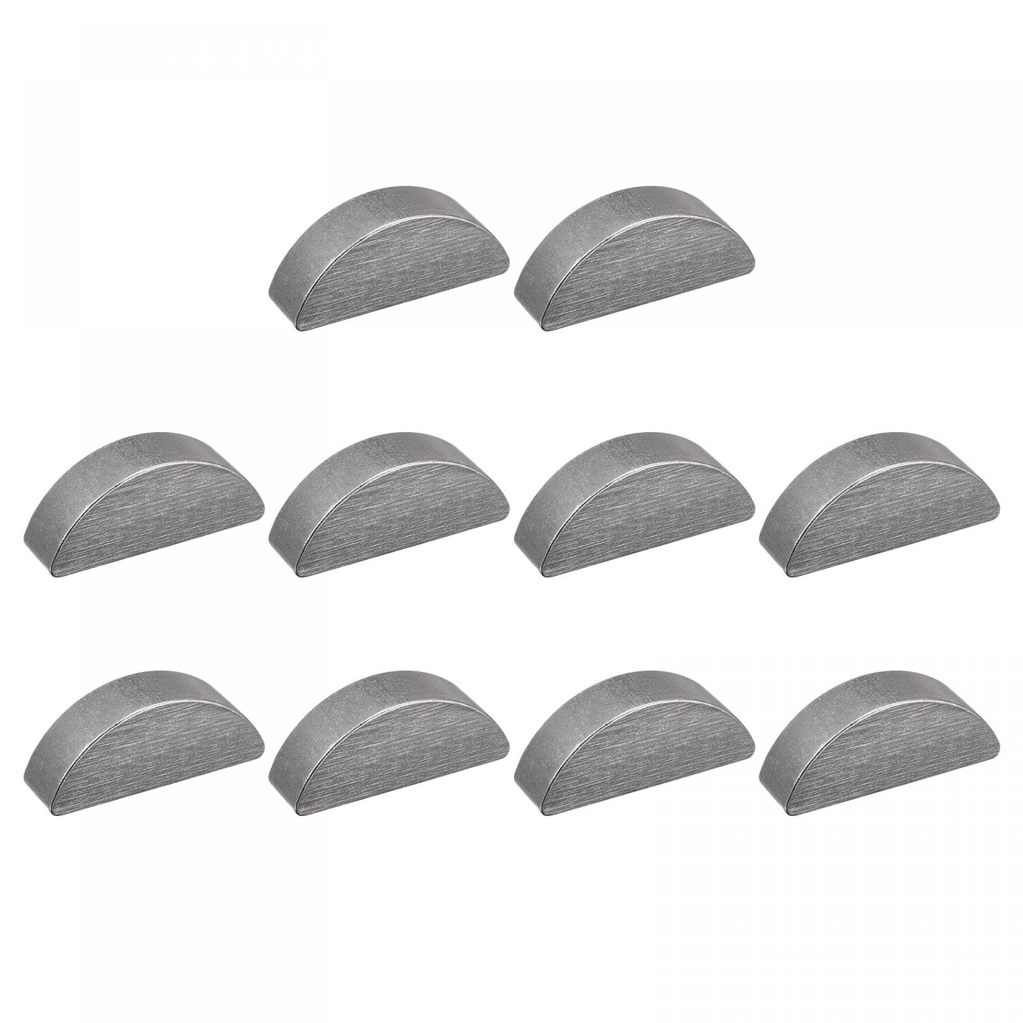 sourcing map Clavette Demi Lune 10pcs 45# Acier 28mm Longueur x 11mm Largeur x 7mm Épaisseur Demi-cercle Clé