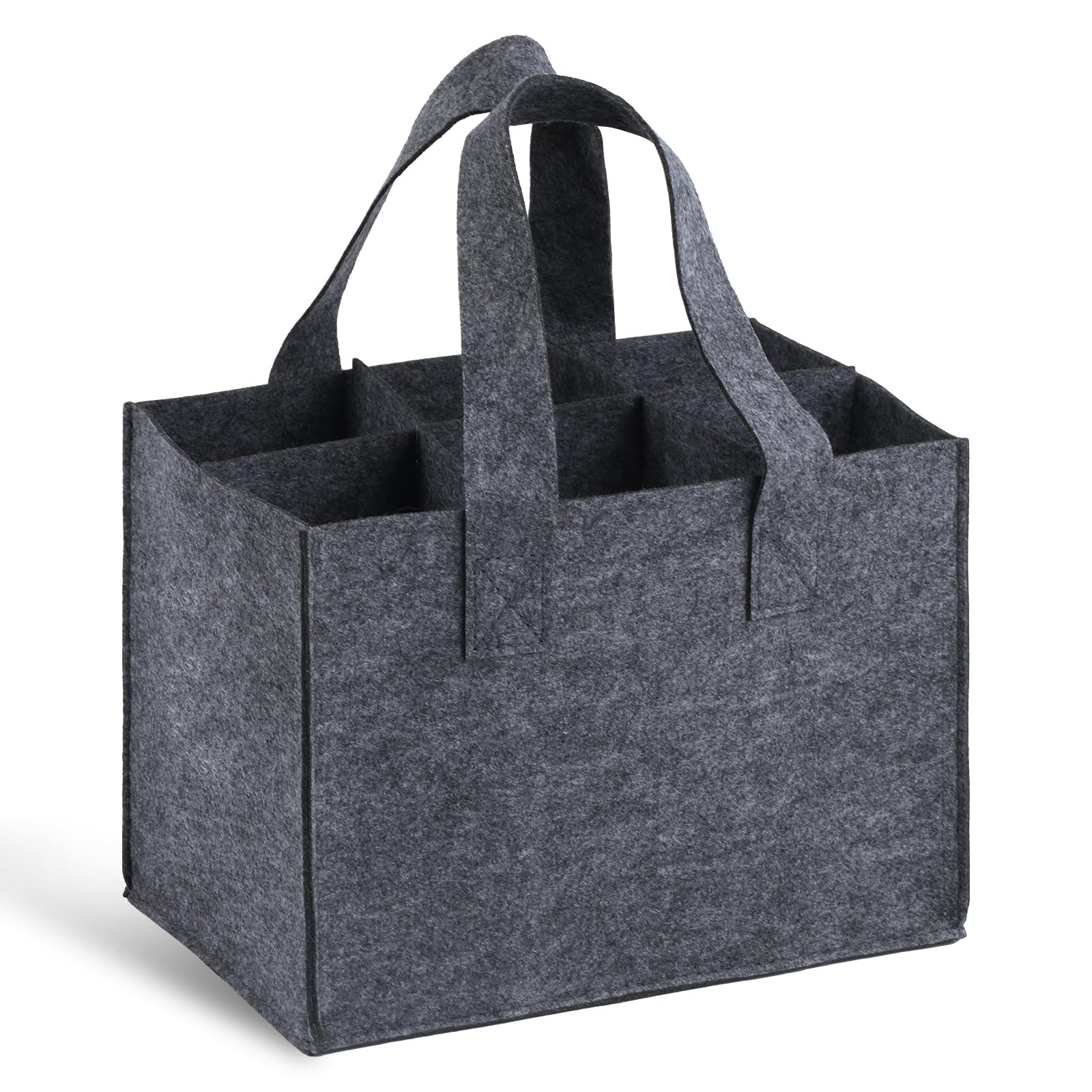 Lot De 6 Porte-Bouteilles En Feutre Réutilisables - Pour Vin, Bière, Champagne - Sac De Transport 6 Bouteilles