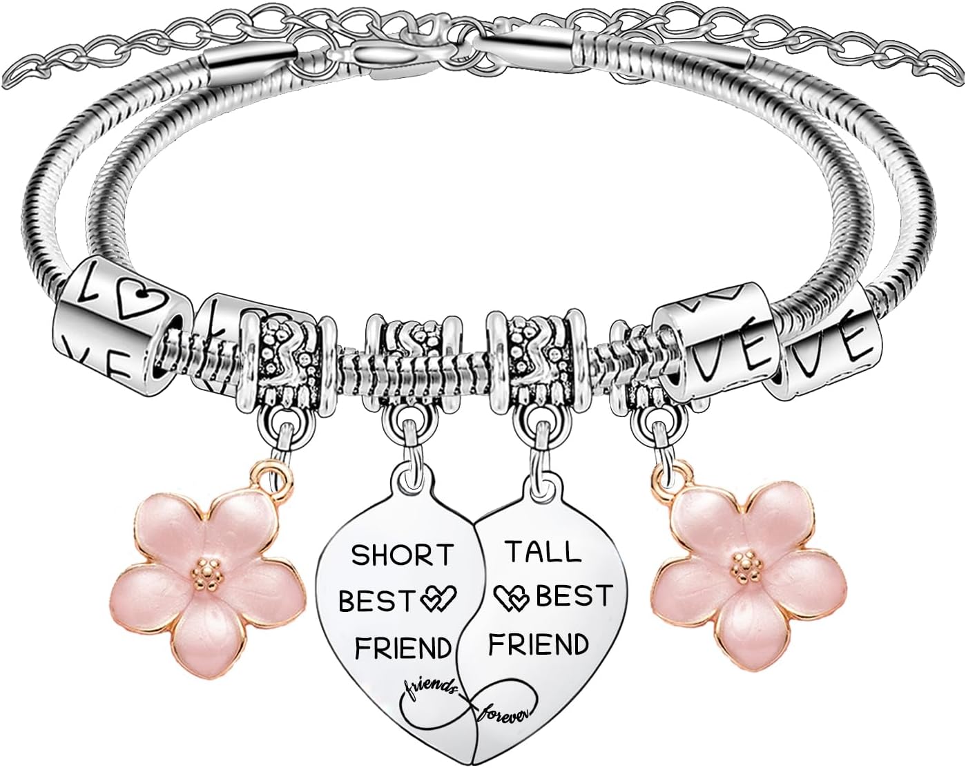 Funny Gifts for Best Friend Bracelets for 2 Pcs Friendship Matching Bracelets for Best Friend Jewelry Funny Friendship Gifts for Women Besties Friends Sisters Christmas Birthday Thanksgiving Presents