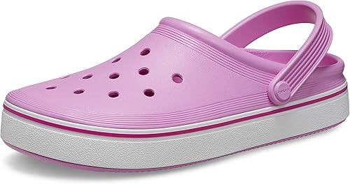 Crocs Zuecos unisex para adultos con plataforma fuera de la cancha