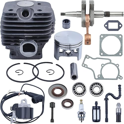 Miniatura 4 de Haishine Bobina de encendido de pistón cilíndrico de 2.047in apta para motosierras Stihl MS380 038 1119 020 1202
