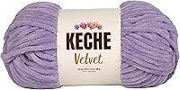 Vista 75 de Hilo de terciopelo Keche para crochet, suave chenilla voluminosa para bebé, manta Amigurumi, 100 gr (121 m) - Blanco