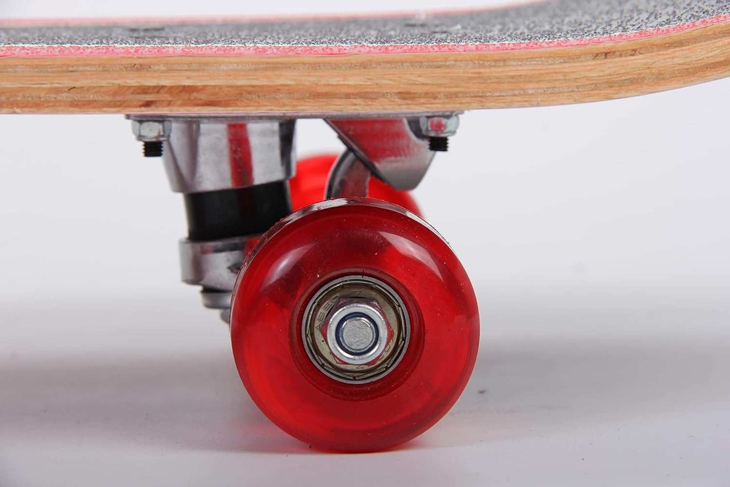 Dakott Ferrari 31 Inch Complete Double Kick 9 Layer Canadian Maple Deck Skateboard for Kids, Red/Black, Medium, (FBW190BLK)