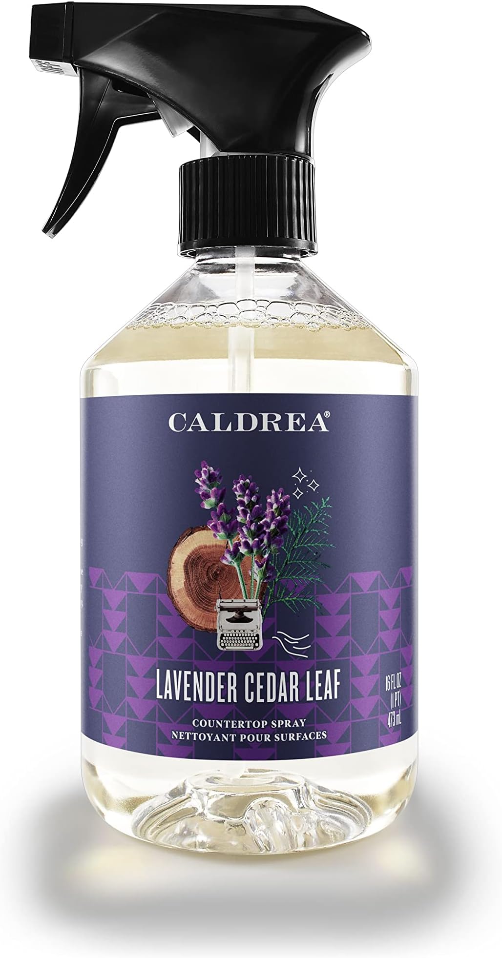 Multi-surface CounterTop Spray Cleaner, Made With Vegetable Protein Extract, Lavendar Cedar Leaf Scent, 16 Oz