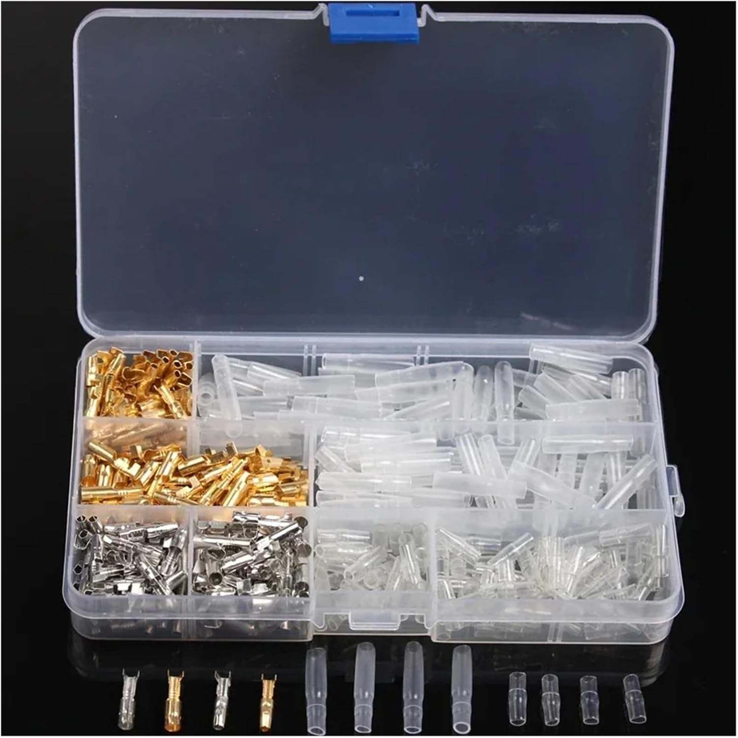 Male Female Wire Box Insulated Cable Connector 3.9mm Electrical Crimp Terminals Electrical Terminal Assorted Kit