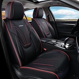 Coverado Coprisedili anteriori per auto, 2 pezzi, protezione per sedili auto con...