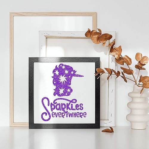 Miniatura 7 de Rollo de vinilo adhesivo permanente con purpurina plateada de 12 pulgadas x 6 pies para decoración interior del hogar, manualidades, decoración