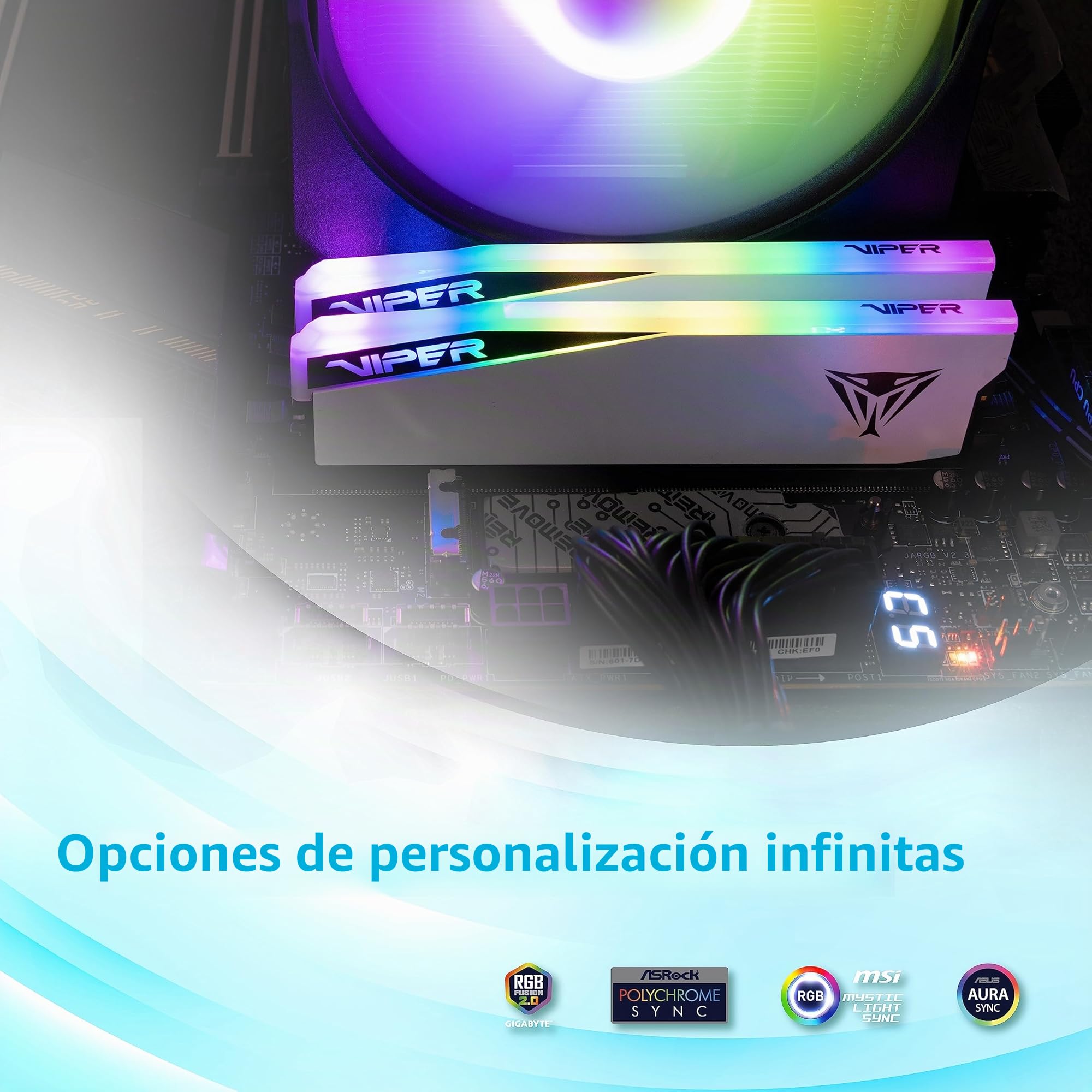Patriot Viper Elite 5 RGB DDR5 32GB (2 x 16GB) 6000MT/s Kit - PVER532G60C30KW