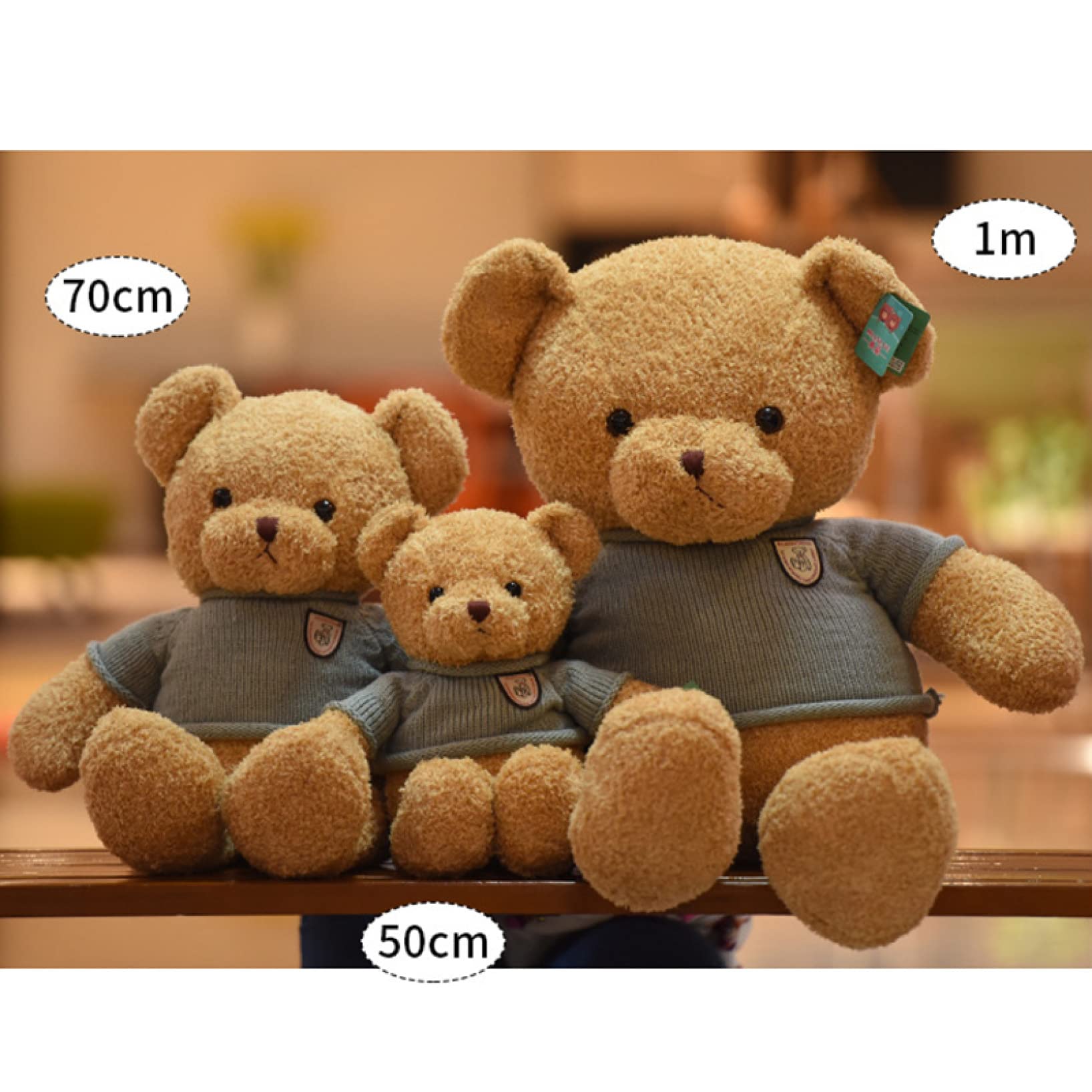 Amazon.co.jp: M．ASSOLATO くま ぬいぐるみ テディベア くま