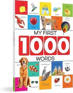 My First 1000 Words Early Learning Picture Book by Wonder House Books - Toddler Vocabulary Builder with Vibrant Photos