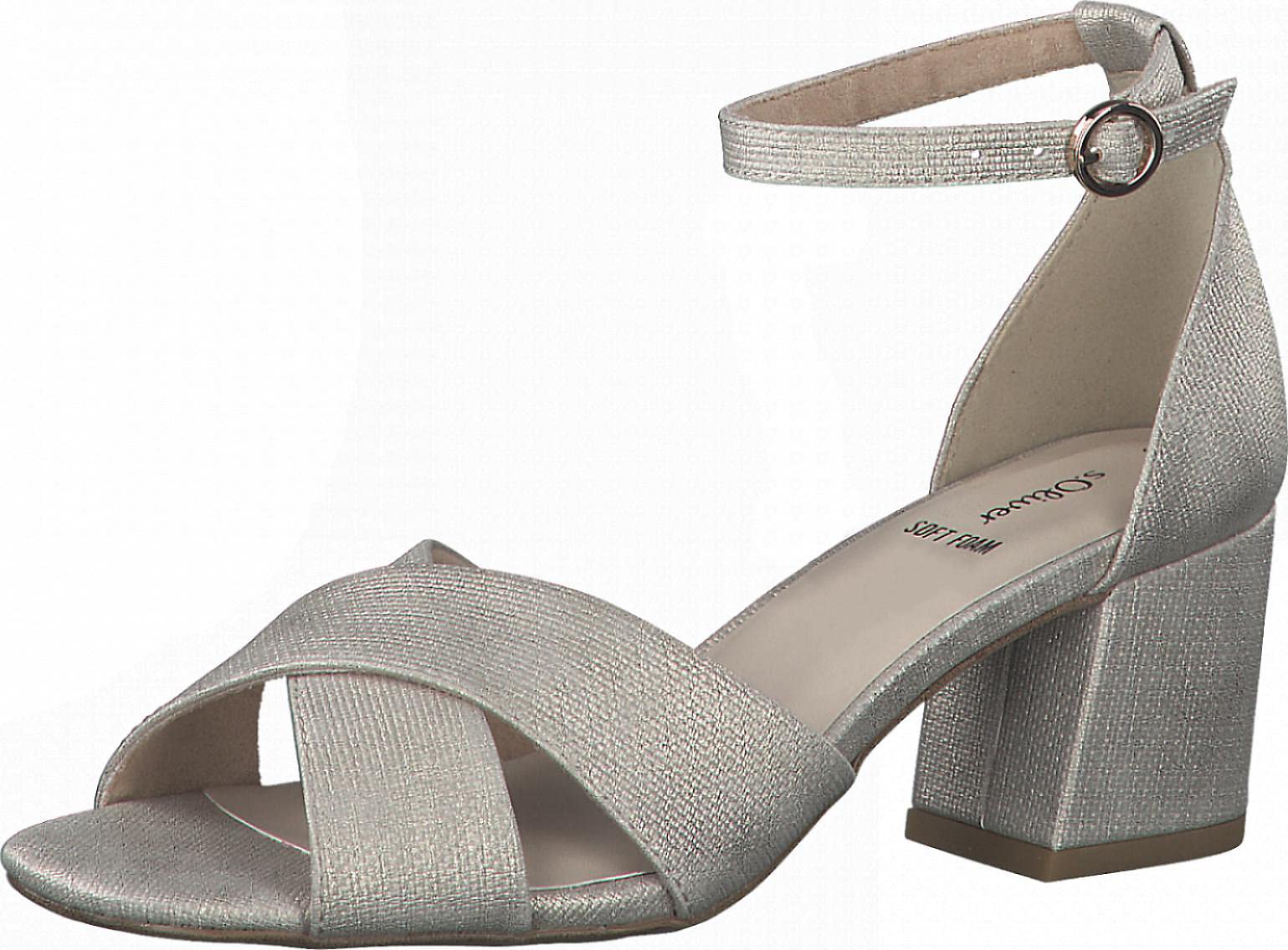 s.Oliver 5-5-28308-38, Heeled Sandal, CHAMPAGNE,