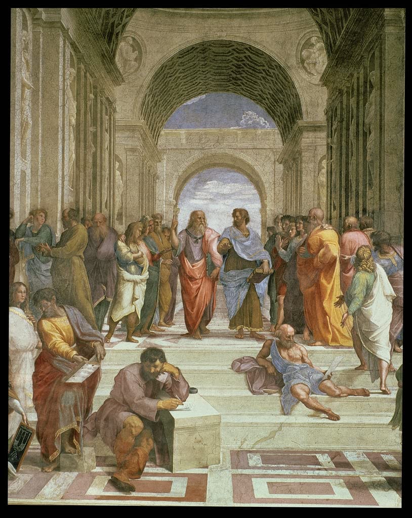 Tableau École d'Athènes : résolvez le manque de caractère de vos grands murs blancs - 5