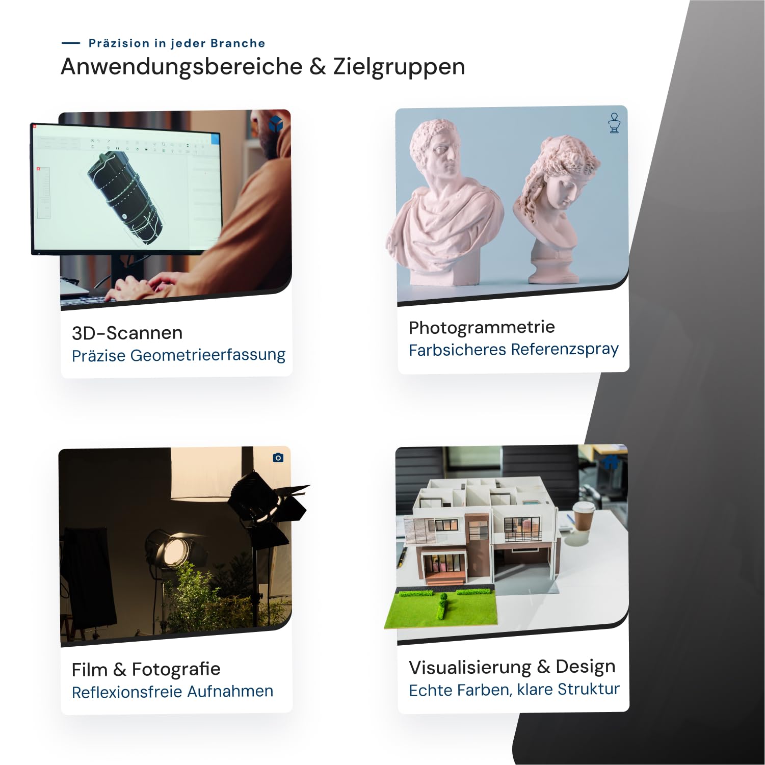 AESUB transparent 3D Scanningspray – 400 ml transparentes, selbstverflüchtigendes Scanspray ohne Pigmente, erhält Farbinformationen & eliminiert Reflexionen, für 3D-Scan & Fotografie, Made in Germany