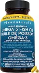 Suppléments d'Huile de Poisson Oméga 3 – 2500 mg Huile de Poisson Haute Potence avec 1500 mg EPA & 570 mg DHA Acides Gras Oméga 3 sous Forme rTG pour Meilleure Absorption, Sans Goût de Poisson, Certifié IFOS, 180 Gélules Molles