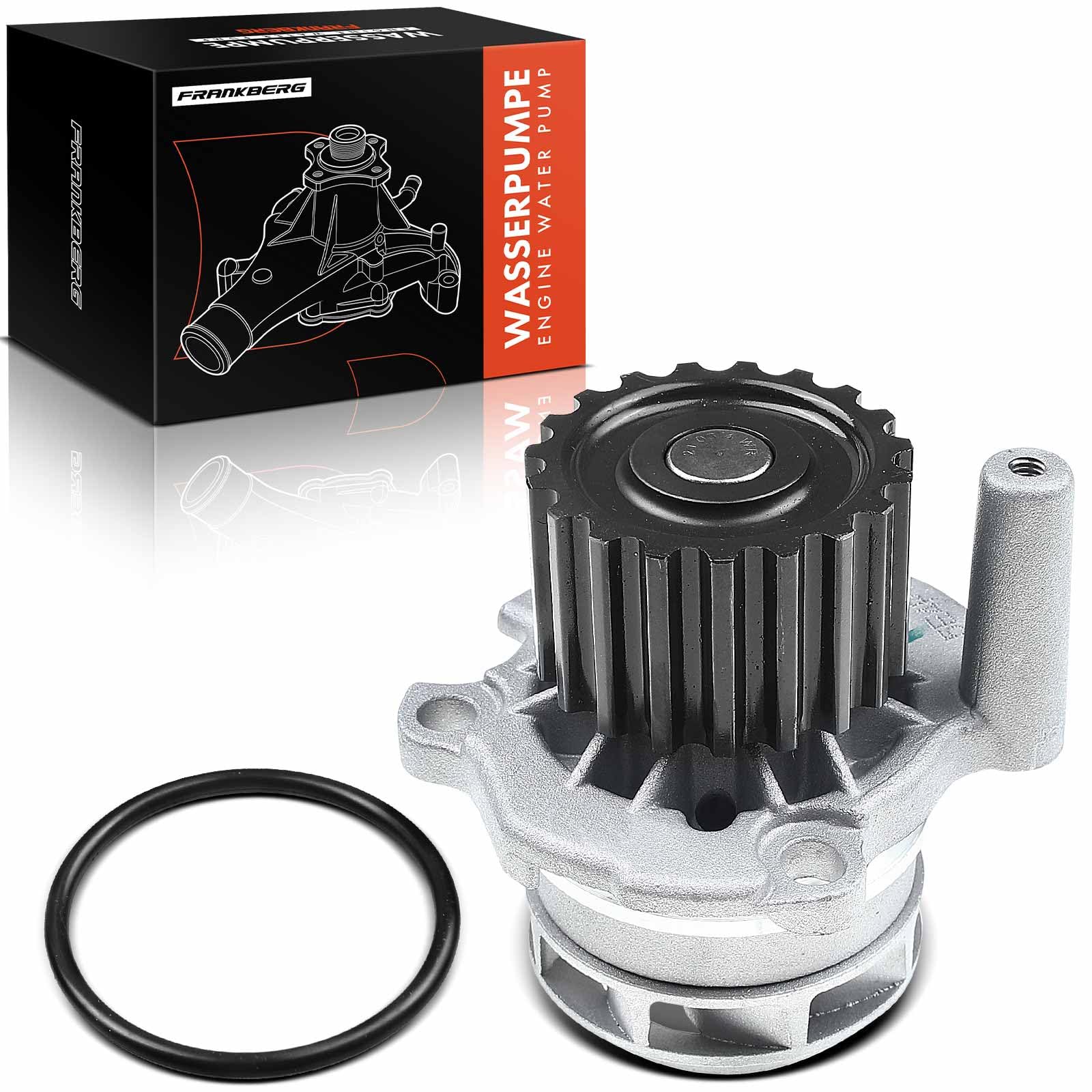 Frankberg Pompa dell'acqua pompa di circolazione dell'acqua 038121011C | Compatibile con: G.o.l.f V Variant 1K5, New Beetle Cabriolet 1Y7, A3 Sportback 8PA, A3 Cabriolet 8P7, L.e.o.n 1M1