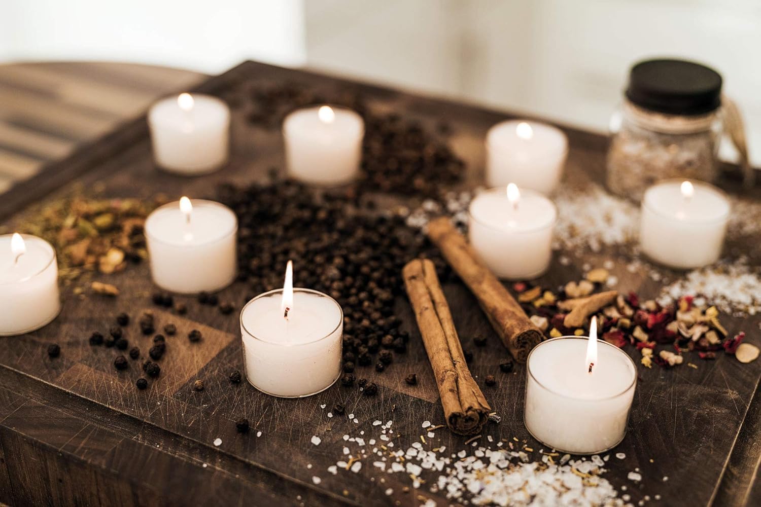 HORECA CANDLES - świeczki do podgrzewania w przezroczystym kubku, 100 sztuk - 8 godzin czasu palenia - świece z białego wosku - bezdymne, bezkropelkowe, bezzapachowe świece masowe
