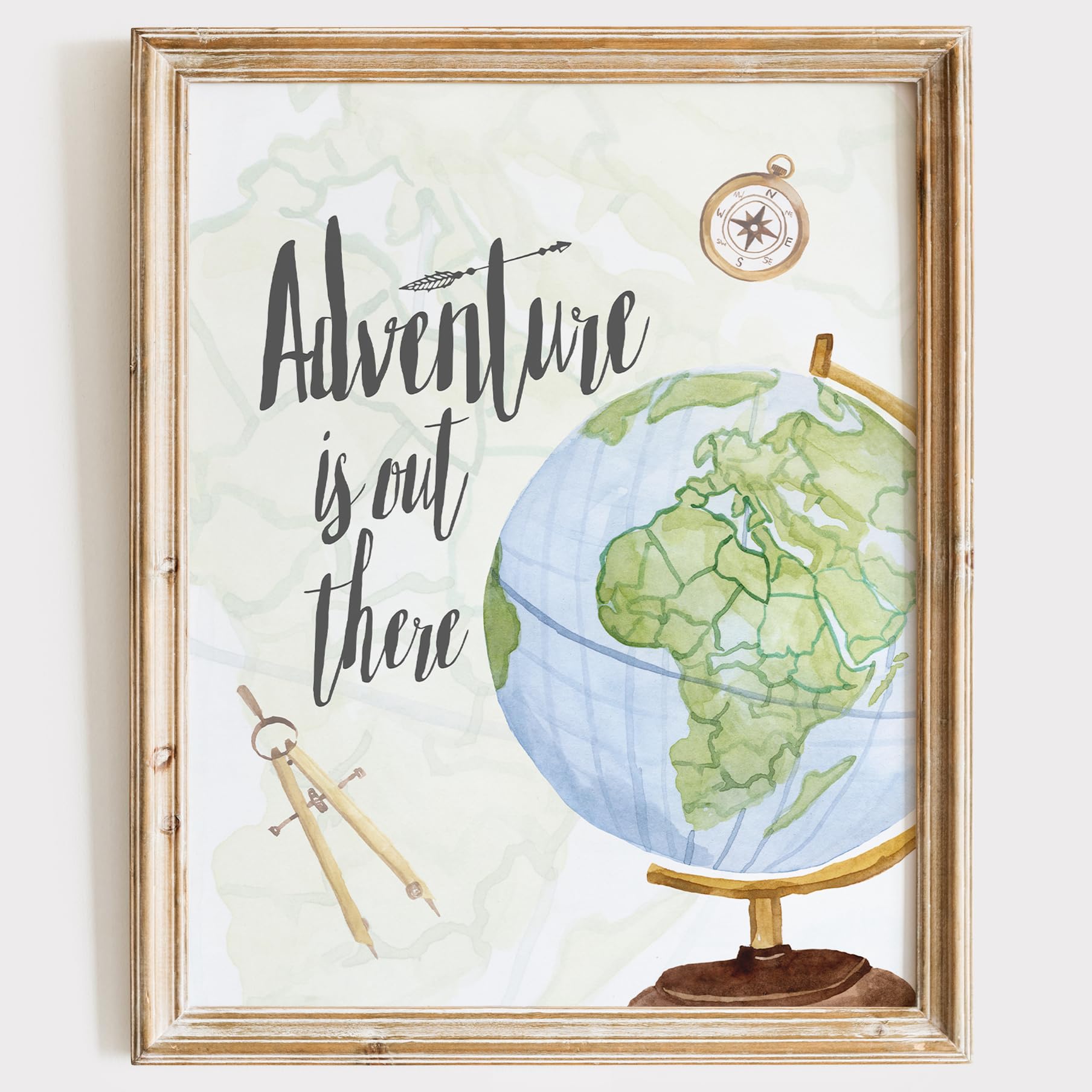 Amazon.com: Adventure Is Out There Art Print - Unframed - 8x10
