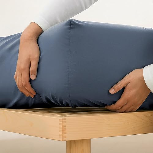 Miniatura 12 de Sábana bajera tamaño Queen – Funda de colchón de microfibra suave de 15 pulgadas, resistente a las arrugas, transpirable y duradera, súper suave,