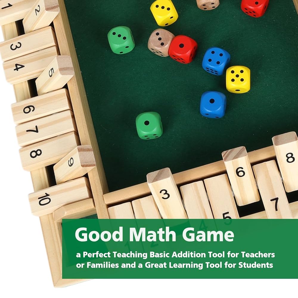 Amazon.co.jp: GOTHINK 1~4人で遊べるサイコロゲーム 11.3インチ