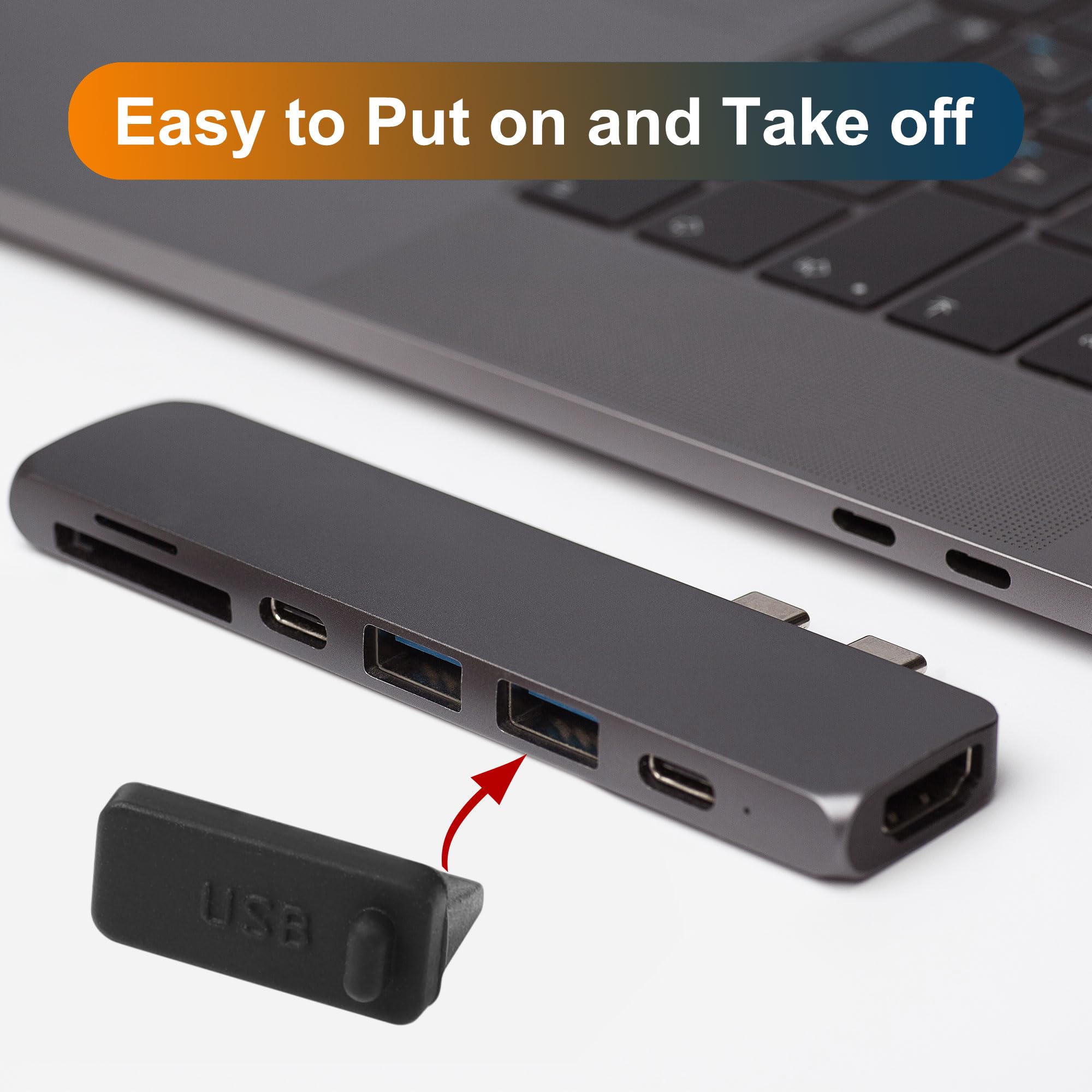 10 Pack USB-A Port Dust Covers - Black Plastic Plugs To Protect Laptop, TV, Router & Game Console Ports From Dust & Debris