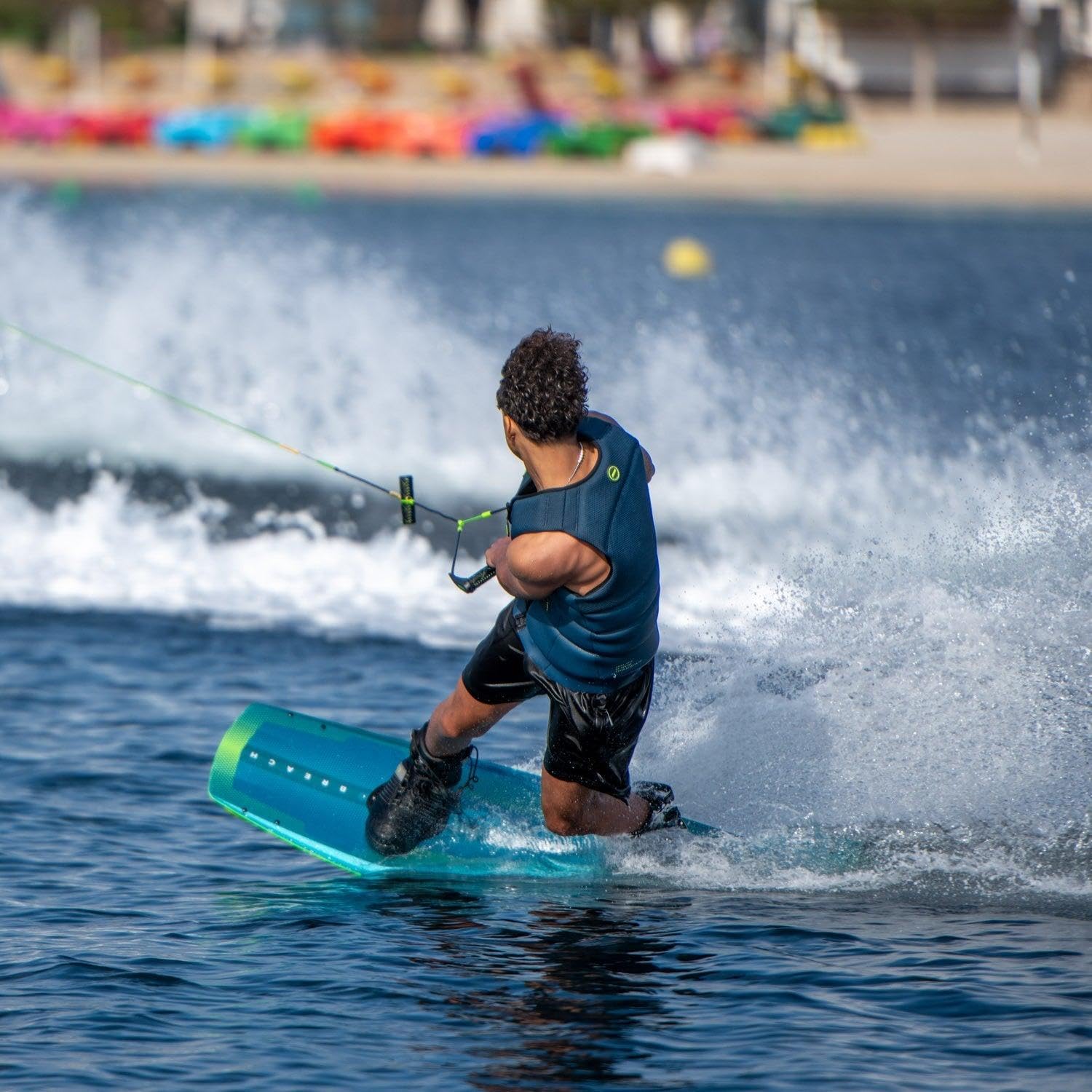 Chausses Fixations de wakebord Jobe Charge - Noir