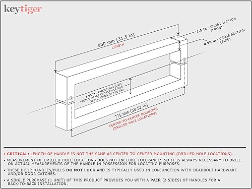 Miniatura 2 de Moderno Contemporáneo Cuadrado Rectángulo Forma plana Acero inoxidable Manija de la puerta Tira de regadera, Vidrio Entrada del granero, Interior