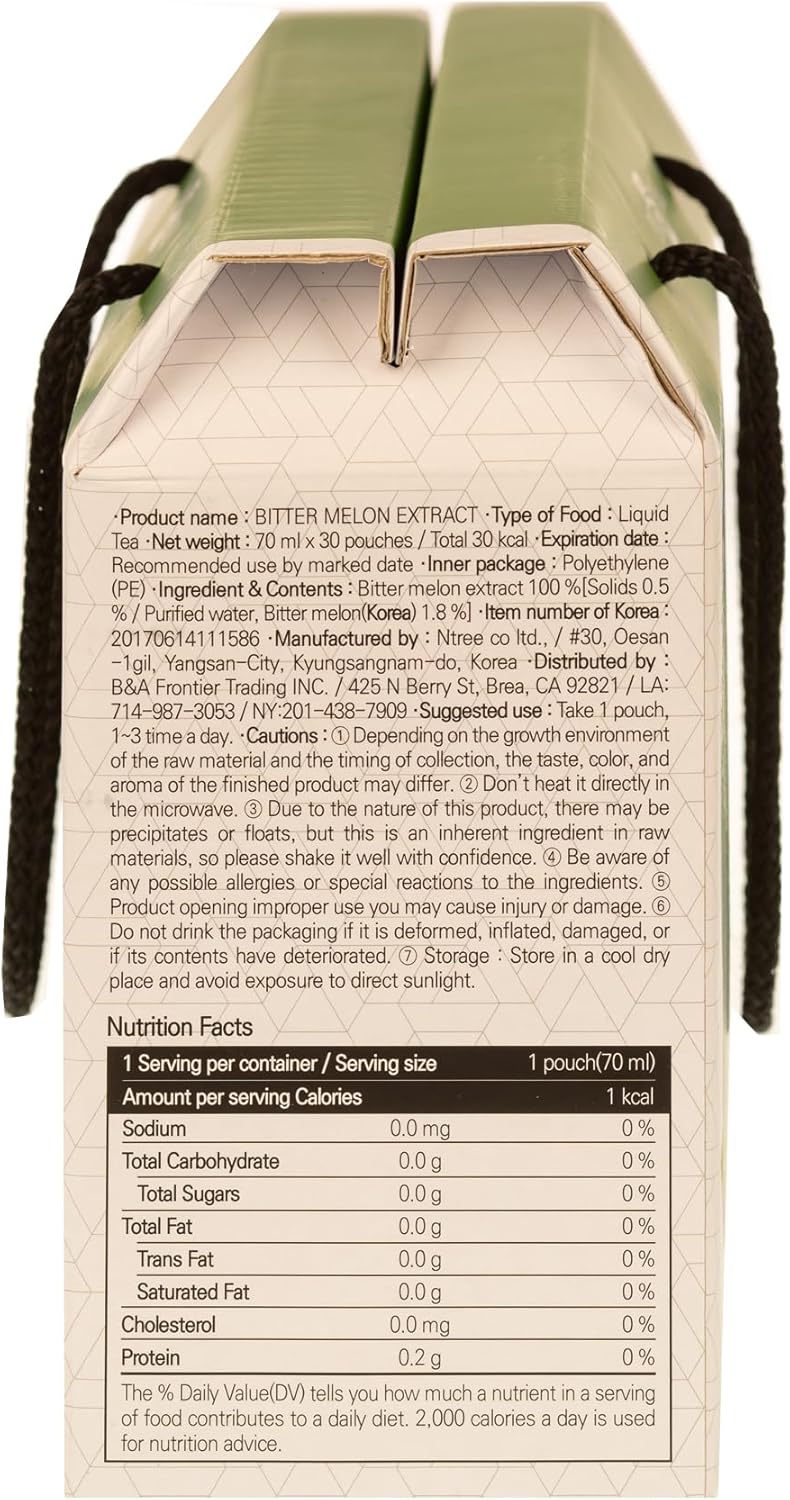 Solpyo Bitter Melon Extract 70ml x 30, Natural Herbal Drink for General Wellness - Image 2