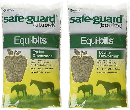 Intervet Safeguard Dewormer Pellets for Horses, 1.25-Pound (Pack of 2)