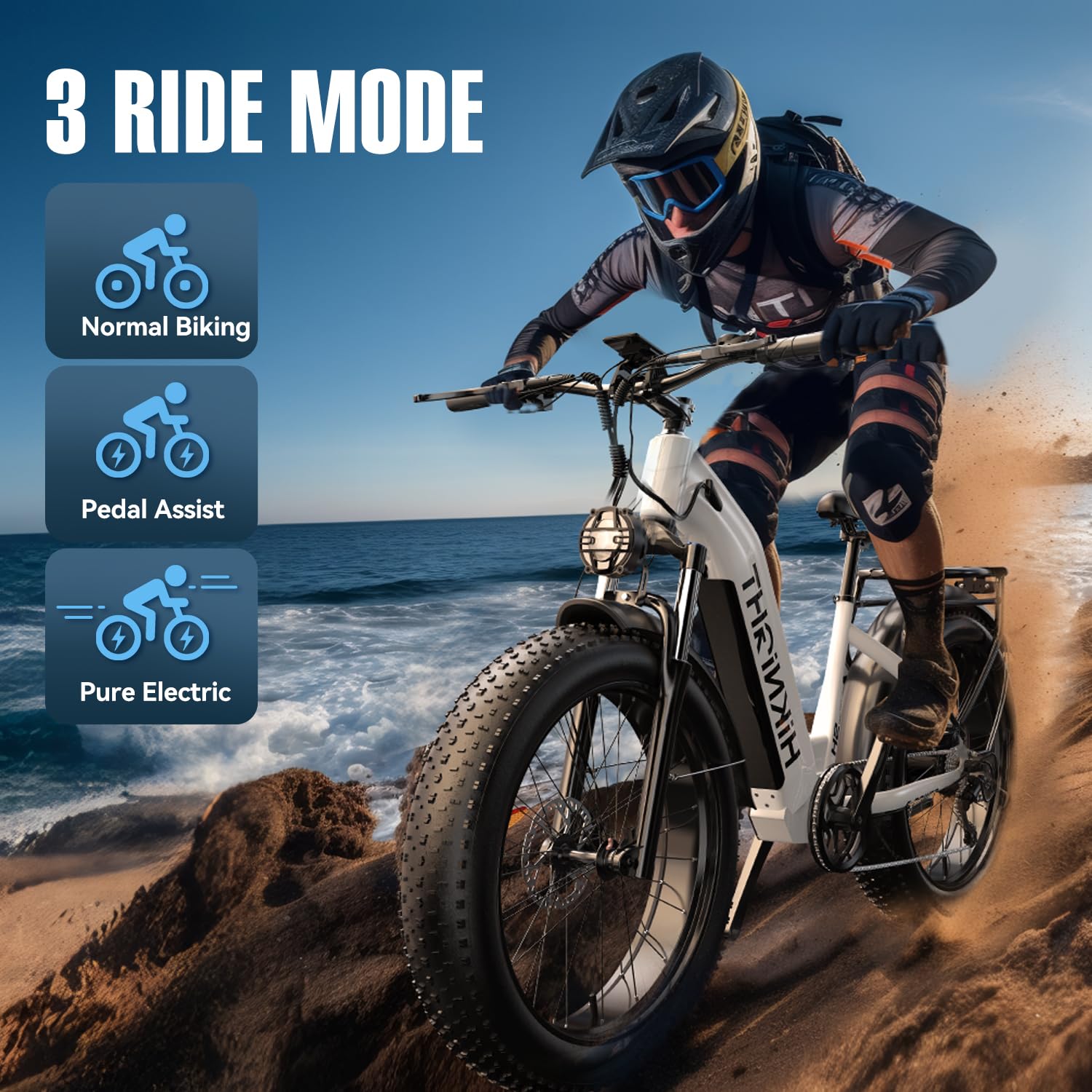 HiKNiGHT Electric Bike, 26