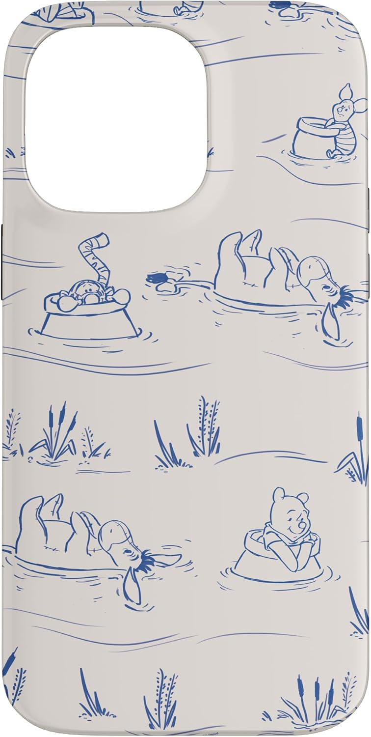 Disney Winnie The Pooh and Friends Hunny Pots Down The River Case for iPhone 14 Pro Max