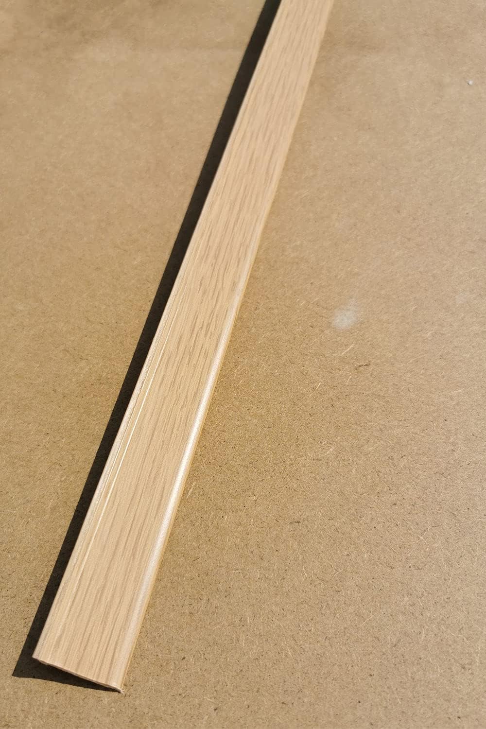 Light Oak Laminated Floor Edge Trim Adhesive 10 x 2mtr = 20mtrs Alternate to Scotia